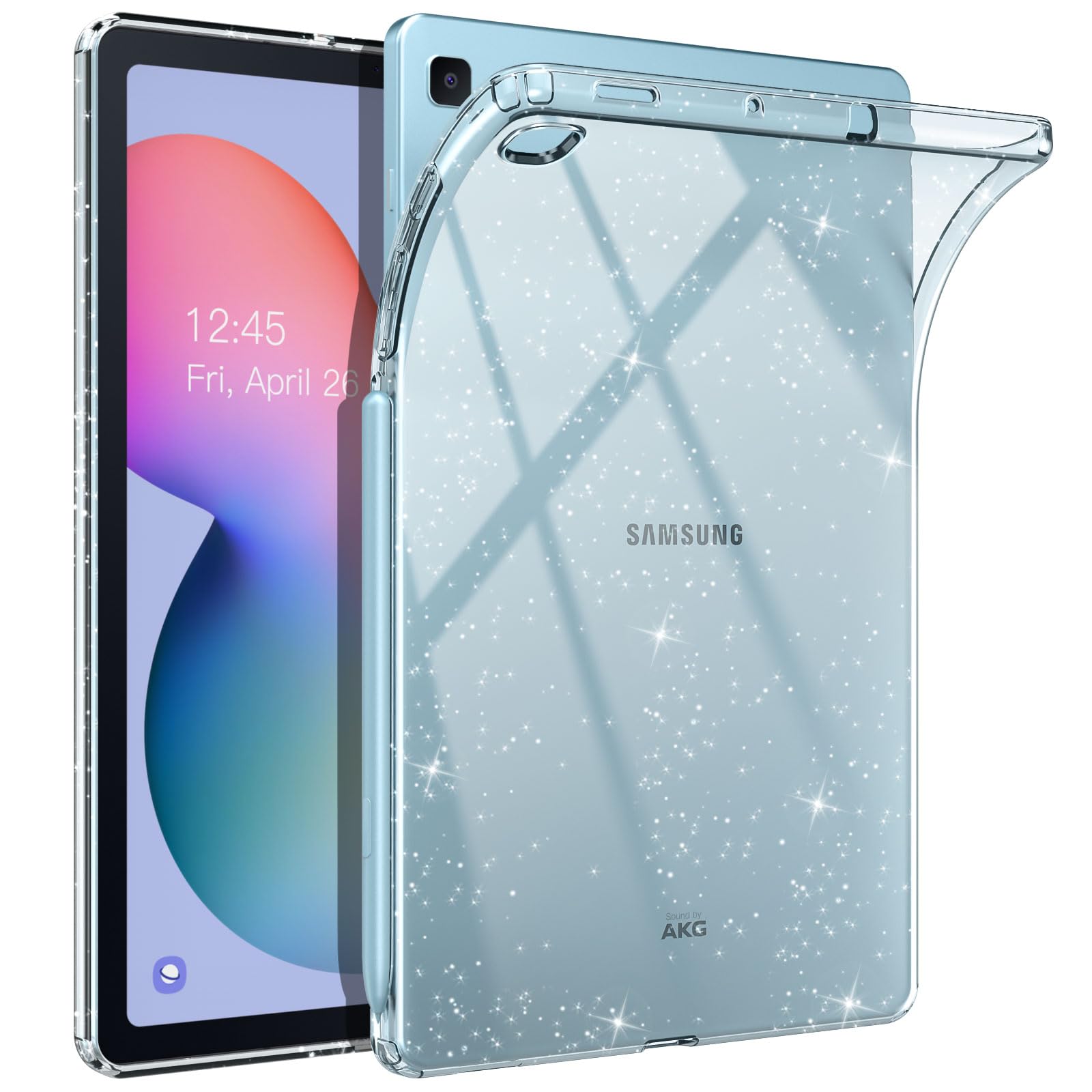 使用わずか Galaxy Tab S6 Lite 2024 ケース フィルム付 TiMOVO for Samsung Galaxy Tab S6 Lite Clear Case 2024/2022/2020